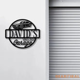 Personalized Metal Name Garage Sign Dad’s Workshop Metal Garage Sign Personalized Gift for Him - Gearviral
